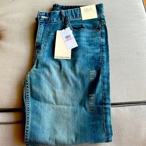 Calvin Klein Mens Jeans Size 32x32 with tags Straight